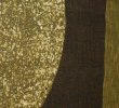 Photo4: Kyoto Noren SB Japanese batik door curtain Hanen Semicircle brown 88cm x 150cm (4)