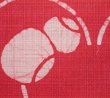 Photo2: Kyoto Noren SB Japanese batik door curtain Nami Wave rose 85cm x 150cm (2)