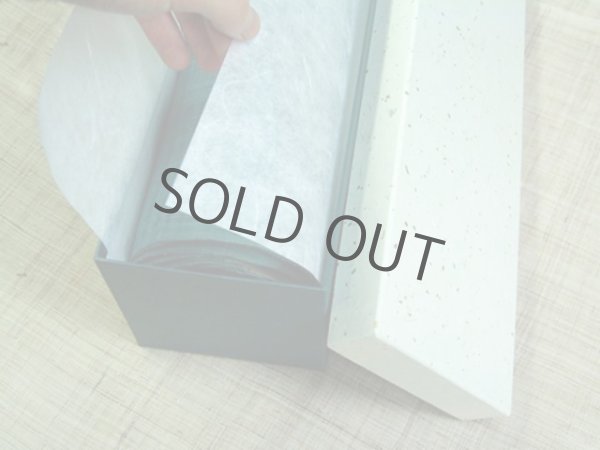 Photo4: Kyoto Noren SB Japanese batik door curtain Tsuki Moon gray 88cm x 150cm (4)