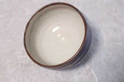 Photo1: Kutani ware tea bowl Budo taki chawan Matcha Green Tea Japanese