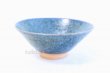Photo1: Tokoname ware Japanese matcha tea bowl chawan Y-I Tuya ai blue crystal (1)