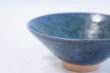 Photo3: Tokoname ware Japanese matcha tea bowl chawan Y-I Tuya ai blue crystal (3)