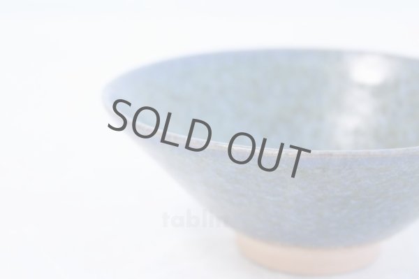 Photo3: Tokoname ware Japanese matcha tea bowl chawan Y-I Tuya ai blue crystal (3)
