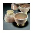 Photo2: Hagi ware Senryuzan climbing kiln Japanese yunomi tea cups kumidashi set of 5 (2)