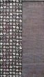 Photo1: Kyoto Noren MYS Japanese Linen door curtain medeta Happiness black 88 x 150cm (1)