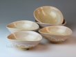 Photo1: Hagi ware Japanese bowls Shizuku Dew W130mm set of 5 (1)