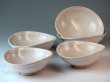 Photo1: Hagi ware Japanese bowls Elegance W130mm set of 5 (1)