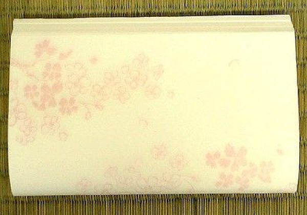 Photo2: JAPANESE TEA CEREMONY KAISHI paper Sakura Cherry blossoms printed 30 sheets (2)
