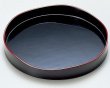 Photo1: Japanese tea ceremony Yamamichi-bon wood tray Echizen Urushi lacquer (1)