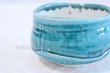 Photo3: Tokoname ware Japanese matcha tea bowl chawan wan turquoise blue waters iguchi (3)