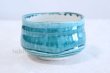 Photo1: Tokoname ware Japanese matcha tea bowl chawan wan turquoise blue waters iguchi (1)