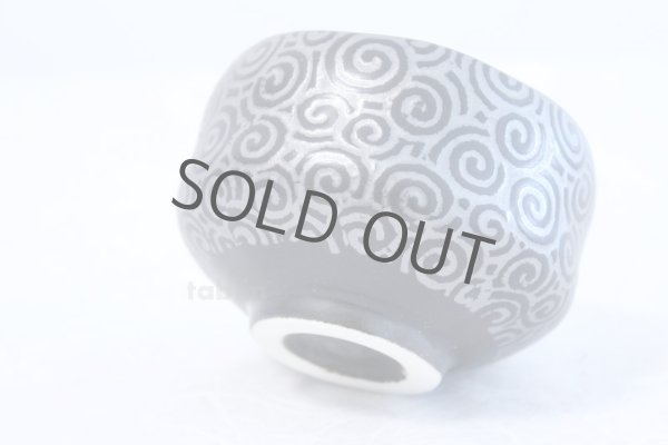 Photo4: Mino yaki ware Japanese tea bowl Matcah chawan Yutaka kiln abura komon (4)