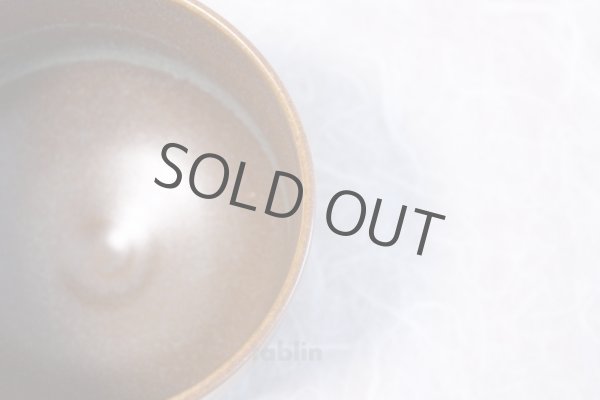 Photo5: Kiyomizu Kyoto porcelain Japanese matcha tea bowl chawan Rinzan brown (5)