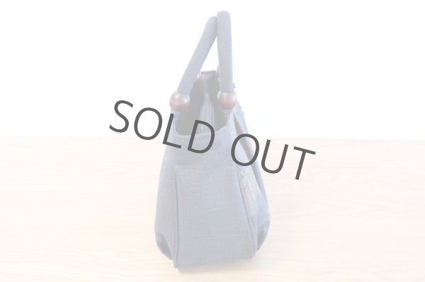 Photo4: Japanese dyeing Kakishibu persimmon tannin TOTE hand bag handmade wagara (4)