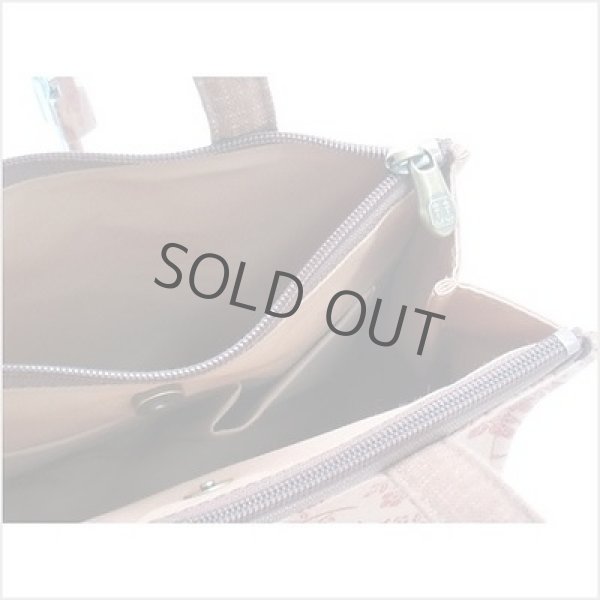 Photo2: Japanese dyeing Kakishibu persimmon tannin TOTE hand bag handmade liba (2)