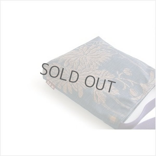 Photo4: Japanese dyeing Kakishibu persimmon tannin shoulder bag handmade aizome p W23cm (4)