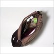 Photo5: Japanese dyeing Kakishibu persimmon tannin shoulder bag handmade craka W24cm (5)