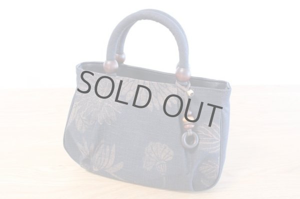 Photo2: Japanese dyeing Kakishibu persimmon tannin TOTE hand bag handmade wagara (2)