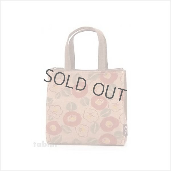 Photo1: Japanese dyeing Kakishibu persimmon tannin TOTE hand bag handmade camellia W22cm (1)