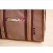 Photo2: Japanese dyeing Kakishibu persimmon tannin TOTE hand bag handmade mini (2)