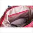 Photo3: Japanese TOTE hand bag handmade SwanLake daia red W43cm (3)