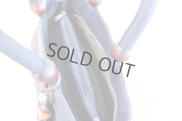 Photo5: Japanese dyeing Kakishibu persimmon tannin TOTE hand bag handmade wagara (5)