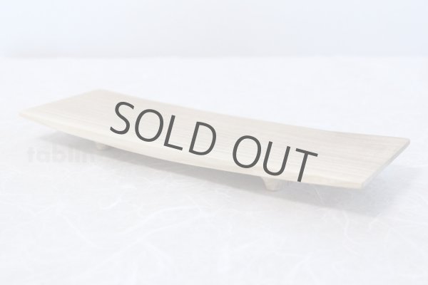 Photo4: Japanese Natural Wooden Sushi Sashi Serving Plate hisyodai M (4)