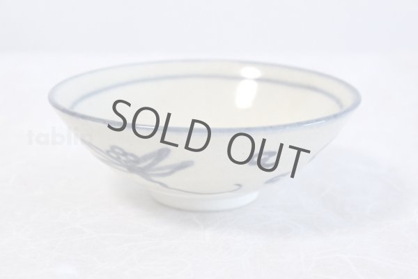 Photo2: Mino yaki ware Japanese tea bowl Anan tadasaku hira chawan Matcha Green Tea (2)