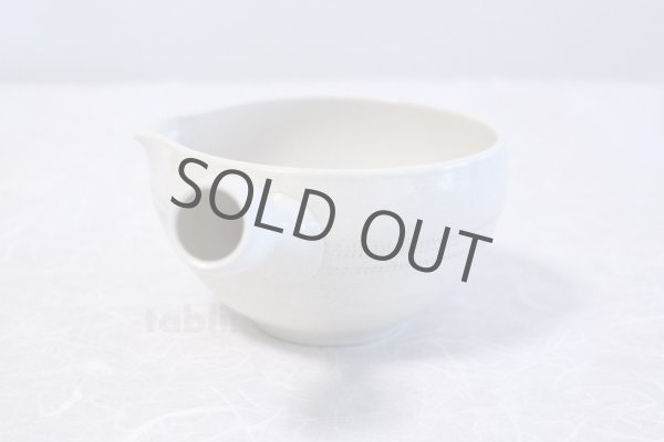 Photo2: Tokoname yaki ware Japanese Yusamashi tea tool for Sencha white ten 260ml (2)
