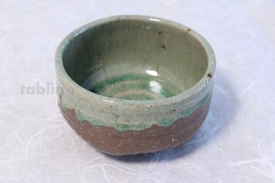 Photo1: Mino yaki ware Japanese tea bowl bidoro chawan Matcha Green Tea
