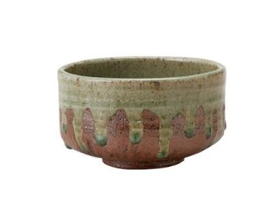 Photo2: Mino yaki ware Japanese tea bowl bidoro chawan Matcha Green Tea