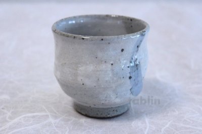 Photo1: Kutani porcelain Fugu Masato Tanaka Yunomi Japanese tea cup (set of 2)