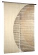 Photo2: Noren Mitsuru Japanese linen door curtain Kakishibu kando nishike 88 x 150cm (2)