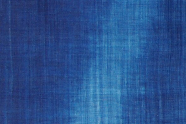 Photo2: Noren Mitsuru Japanese linen door curtain kusakizome water flow 88 x 150cm (2)