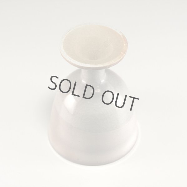 Photo3: Hagi Senryuzan climbing kiln Japanese pottery sake cup wine glass kake H9.5cm (3)