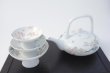Photo1: Arita porcelain Japanese sake bottle & cups set cherry Tosoki Shinwaojiyama (1)