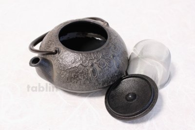 Photo1: Japanese Cast Iron Teapot Kyusu Nambu Tetsubin Ikenaga Hyotan 360 ml