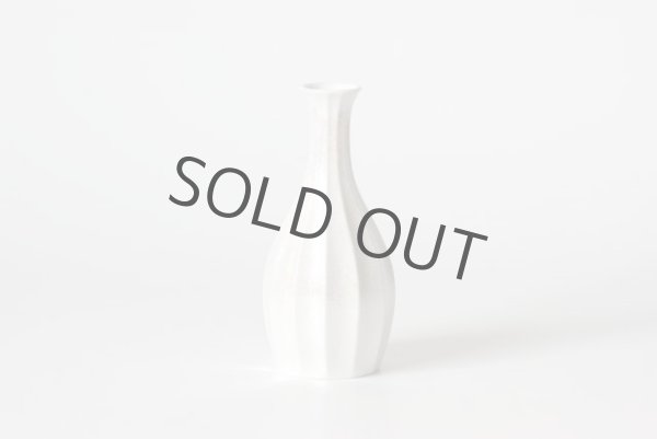 Photo2: Arita porcelain Japanese sake bottle & cups set white crystal glaze Seito 200ml (2)