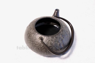 Photo2: Japanese Cast Iron Teapot Kyusu Nambu Tetsubin Ikenaga Hyotan 360 ml