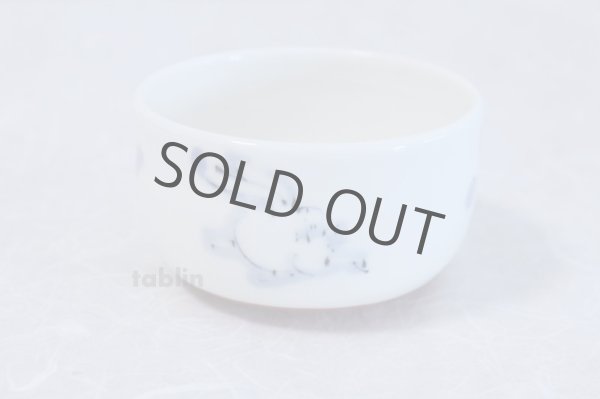 Photo5: Kutani porcelain tea bowl ippuku chawan Matcha Green Tea Japanese some rabbit (5)