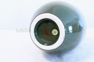 Photo1: Kutani ware Hachigo Renzan High Quality Japanese vase H240mm