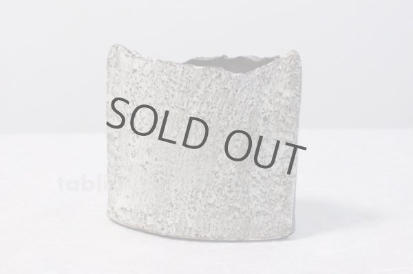 Photo3: Tokoname yaki ware Nami hai Japanese vase H13cm (3)