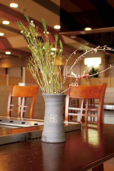 Photo1: Shigaraki pottery Japanese vase tanka gonomi H19.5cm (1)