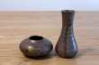 Photo1: Bizen yaki ware High Quality Japanese vase traditional Atuji Matumoto (set of 2) (1)
