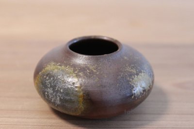 Photo2: Bizen yaki ware High Quality Japanese vase traditional Atuji Matumoto (set of 2)