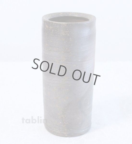 Photo3: Bizen yaki ware High Quality Japanese vase traditional tutubana H18cm (3)