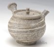 Photo5: Shigaraki pottery Japanese tea pot kyusu Nerikomi pottery tea strainer 400ml (5)