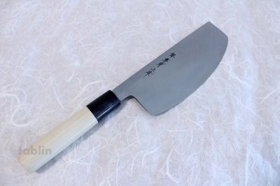 Photo2: SAKAI TAKAYUKI Japanese knife Honkasumi Yasuki white 2 steel Sushi kiri