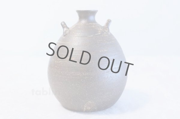 Photo3: Kutani porcelain Toshito Nakamura Sparrow single Japanese vase H15.5cm (3)