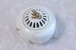 Photo5: Kutani Porcelain Japanese incense burner gold-silver crane H11cm (5)